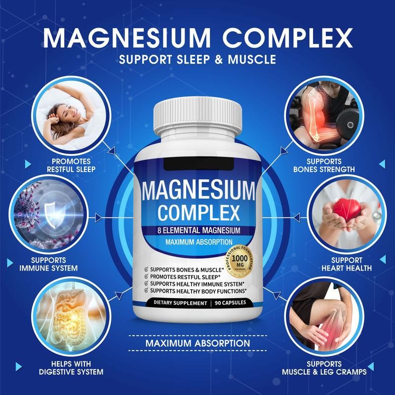 Magnesium Complex Supplement Capsules