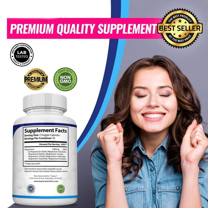 Magnesium Complex Supplement Capsules