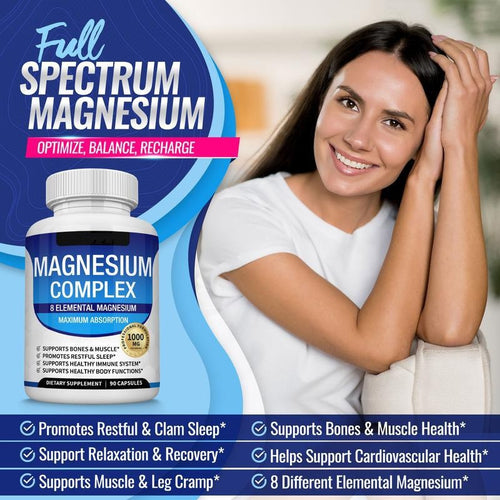 Magnesium Complex Supplement Capsules
